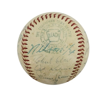 1958 American League All-Star Team Signed Baseball Including Nellie Fox & Elston Howard